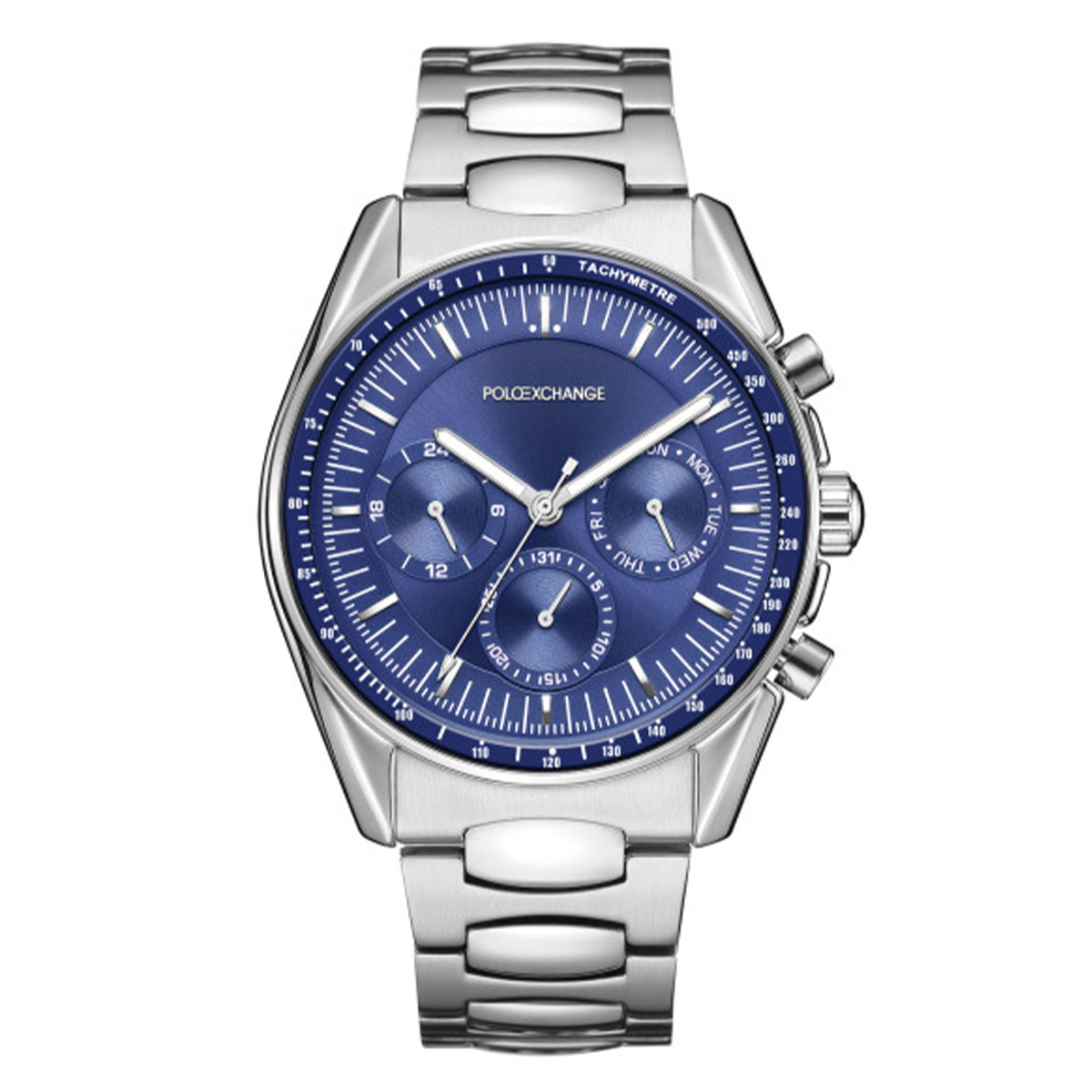 MONTRE POLOEXCHANGE HOMME M.FONCTION ACIER